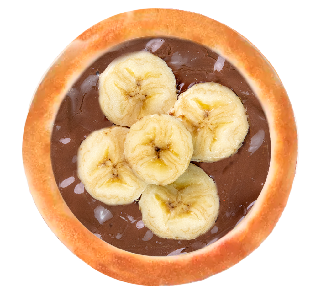 Esfirra Banana e chocolate ao leite