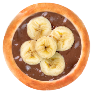 Esfirra Banana e chocolate ao leite